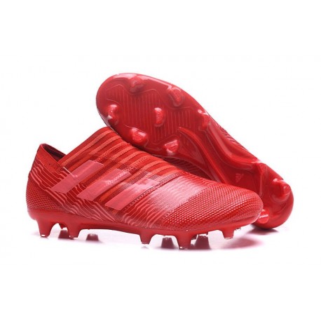 Chaussures de Football pour Hommes Adidas Nemeziz 17+ 360 Agility FG Rouge Rose