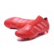 Chaussures de Football pour Hommes Adidas Nemeziz 17+ 360 Agility FG Rouge Rose