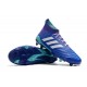 Chaussures de Football Pour Hommes - adidas Predator 18.1 FG Bleu Blanc