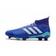 Chaussures de Football Pour Hommes - adidas Predator 18.1 FG Bleu Blanc