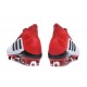 Chaussures de Football Pour Hommes - adidas Predator 18.1 FG Blanc Noir Rouge