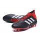 Chaussures de Football Pour Hommes - adidas Predator 18.1 FG Noir Rouge Blanc