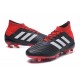 Chaussures de Football Pour Hommes - adidas Predator 18.1 FG Noir Rouge Blanc