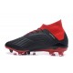 Chaussures de Football Pour Hommes - adidas Predator 18.1 FG Noir Rouge Blanc