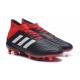 Chaussures de Football Pour Hommes - adidas Predator 18.1 FG Noir Rouge Blanc