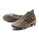 Chaussures de Football Pour Hommes - adidas Predator 18.1 FG Olive Noir Orange Vif