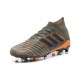 Chaussures de Football Pour Hommes - adidas Predator 18.1 FG Olive Noir Orange Vif