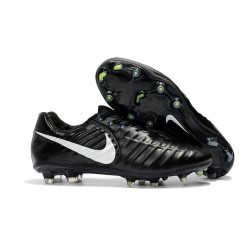 Nouvelles Crampons pour Hommes - Nike Tiempo Legend VII FG Noir Blanc