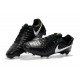 Nouvelles Crampons pour Hommes - Nike Tiempo Legend VII FG Noir Blanc