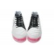 Nouveau Chaussure de Foot Nike Tiempo Legend FG Blanc Noir Rose
