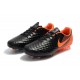 Chaussures De Foot Hommes - Nike Magista Opus II Fg Noir Blanc Rouge Université