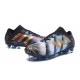 Chaussures de Football pour Hommes Adidas Nemeziz 17+ 360 Agility FG Messi Noir Or Bleu