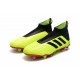 Chaussures de Football 2018 - adidas Predator 18+ FG Volt Noir Rouge