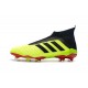 Chaussures de Football 2018 - adidas Predator 18+ FG Volt Noir Rouge