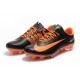 Nike Mercurial Vapor Flyknit Ultra FG - Crampons Nouveau Nike Orange Noir