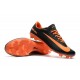 Nike Mercurial Vapor Flyknit Ultra FG - Crampons Nouveau Nike Orange Noir