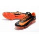 Nike Mercurial Vapor Flyknit Ultra FG - Crampons Nouveau Nike Orange Noir