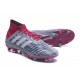 Chaussures de Football Pour Hommes - adidas Predator 18.1 FG Pogba Gris Rouge