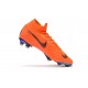 Chaussures football Nike Mercurial Superfly VI 360 Elite FG pour Hommes Orange Noir Volt