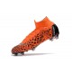 Chaussures football Nike Mercurial Superfly VI 360 Elite FG pour Hommes CR7 Noir Orange Blanc