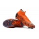 Chaussures football Nike Mercurial Superfly VI 360 Elite FG pour Hommes CR7 Noir Orange Blanc