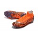 Chaussures football Nike Mercurial Superfly VI 360 Elite FG pour Hommes CR7 Noir Orange Blanc