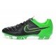 Nike Tiempo Legend V FG terrain sec - Chaussures Pas Cher - Vert Noir