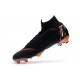 Chaussures football Nike Mercurial Superfly VI 360 Elite FG pour Hommes Noir Orange Total Blanc