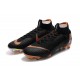 Chaussures football Nike Mercurial Superfly VI 360 Elite FG pour Hommes Noir Orange Total Blanc