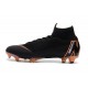 Chaussures football Nike Mercurial Superfly VI 360 Elite FG pour Hommes Noir Orange Total Blanc