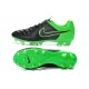 Nike Tiempo Legend V FG terrain sec - Chaussures Pas Cher - Vert Noir