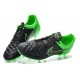 Nike Tiempo Legend V FG terrain sec - Chaussures Pas Cher - Vert Noir