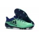 2018 Chaussures de Football - Adidas X 17.1 FG Vert Aero Encre Vert