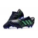 Chaussures de Football pour Hommes Adidas Nemeziz 17+ 360 Agility FG Encre Vert Noir