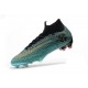 Chaussures football Nike Mercurial Superfly VI Club Ronaldo FG pour Hommes Jade Or Vif Noir