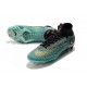 Chaussures football Nike Mercurial Superfly VI Club Ronaldo FG pour Hommes Jade Or Vif Noir