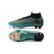 Chaussures football Nike Mercurial Superfly VI Club Ronaldo FG pour Hommes Jade Or Vif Noir
