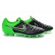 Nike Tiempo Legend V FG terrain sec - Chaussures Pas Cher - Vert Noir