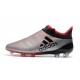 Adidas X 17+ Purespeed FG - Chaussures de Foot pour Hommes Argenté Rouge Noir