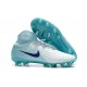 Nouveau Nike Magista Obra II FG - Chaussures de Football pour Hommes Blanc Bleu