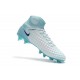 Nouveau Nike Magista Obra II FG - Chaussures de Football pour Hommes Blanc Bleu