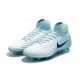 Nouveau Nike Magista Obra II FG - Chaussures de Football pour Hommes Blanc Bleu