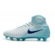 Nouveau Nike Magista Obra II FG - Chaussures de Football pour Hommes Blanc Bleu