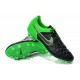 Nike Tiempo Legend V FG terrain sec - Chaussures Pas Cher - Vert Noir