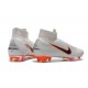 Chaussures football Nike Mercurial Superfly VI 360 Elite FG pour Hommes Blanc Gris Métallique Orange Total