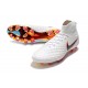 Crampons De Foot Nike Magista Obra 2 FG ACC Blanc Gris Métallique Carmin