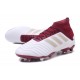 Chaussures de Football Pour Hommes - adidas Predator 18.1 FG Blanc Rouge