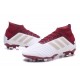 Chaussures de Football Pour Hommes - adidas Predator 18.1 FG Blanc Rouge