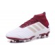 Chaussures de Football Pour Hommes - adidas Predator 18.1 FG Blanc Rouge