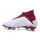 Chaussures de Football 2018 - adidas Predator 18+ FG Blanc Rouge